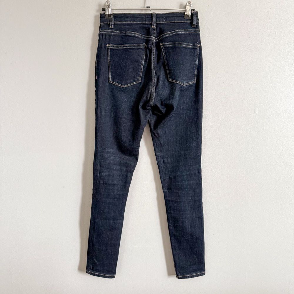 DL1961 Chrissy Skinny Dark Wash Premium Stretch Denim Size 24 - Picture 3 of 7